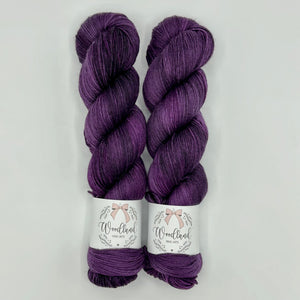 Cashmerino Sock - Dark Grape