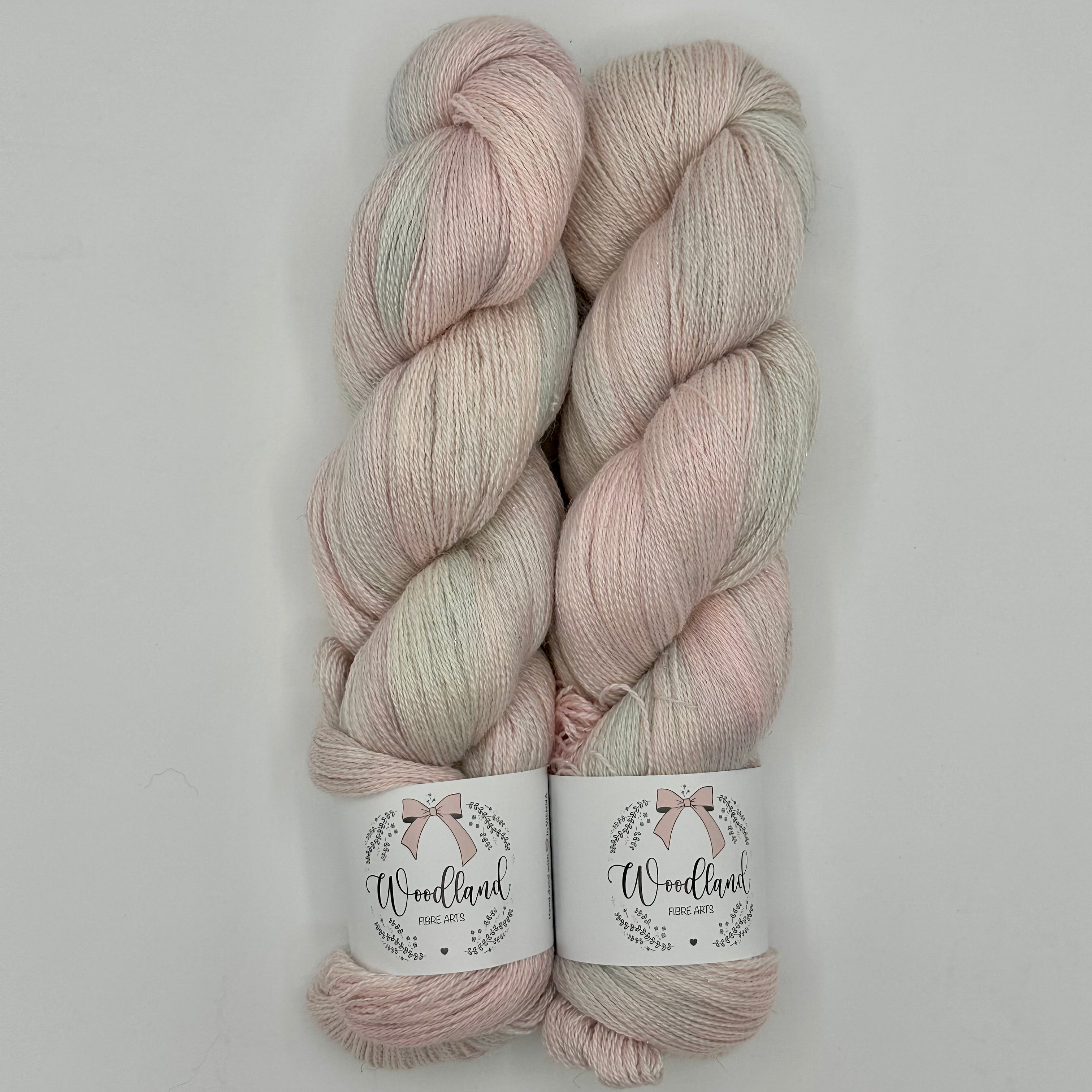 Angel Luxe Sparkle Lace - White Opal